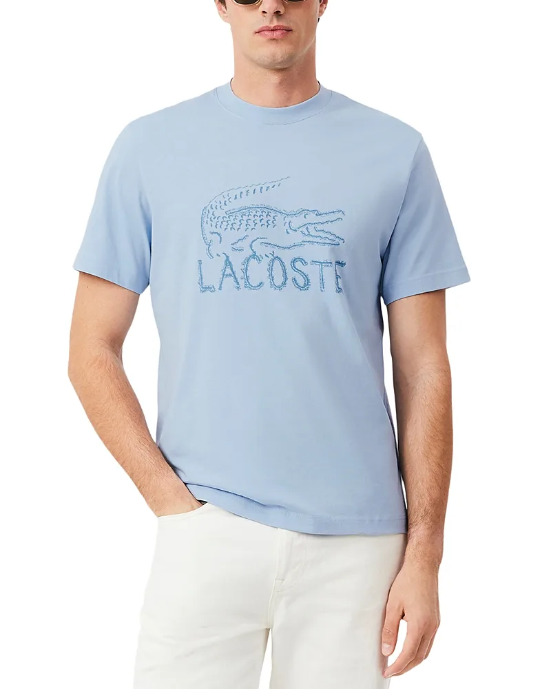 Cotton Jersey Graphic Tee by Lacoste