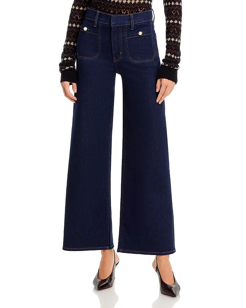 The Pearl High Rise Wide Leg Jeans by FRAME