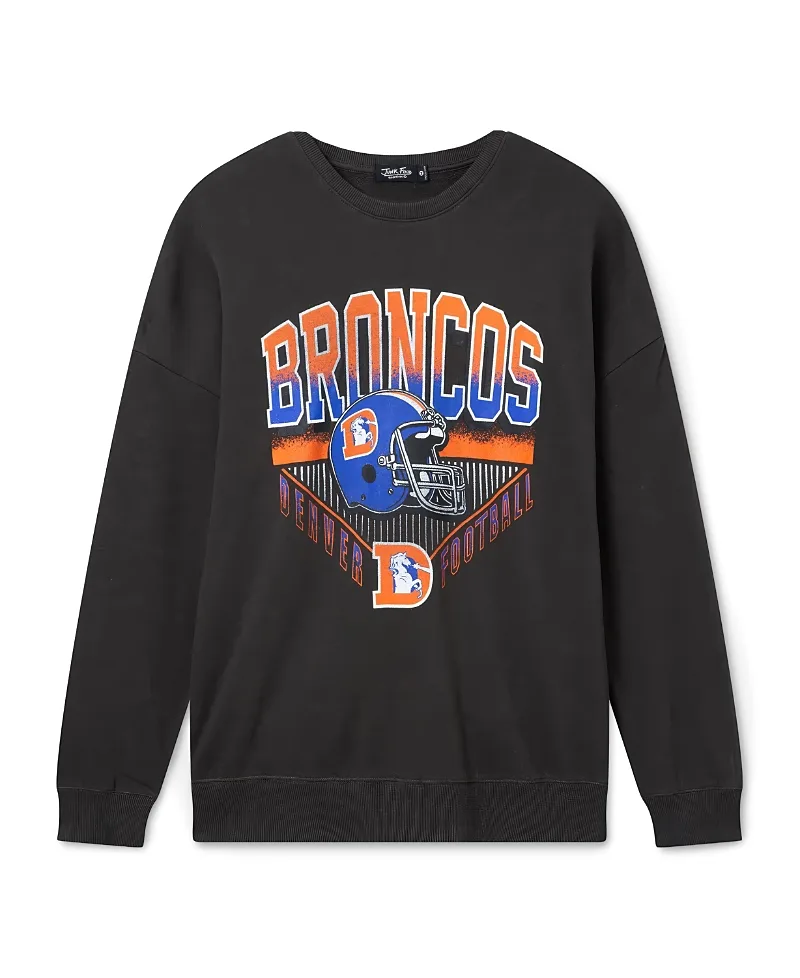 NFL Denver Broncos Drop Shoulder Crew Fleece by Junk Food