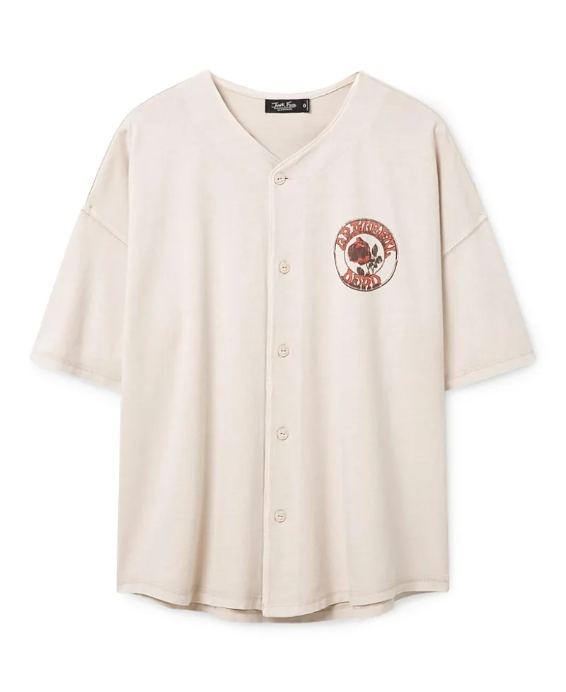 Grateful Dead American Beauty Baseball Jersey by Junk Food