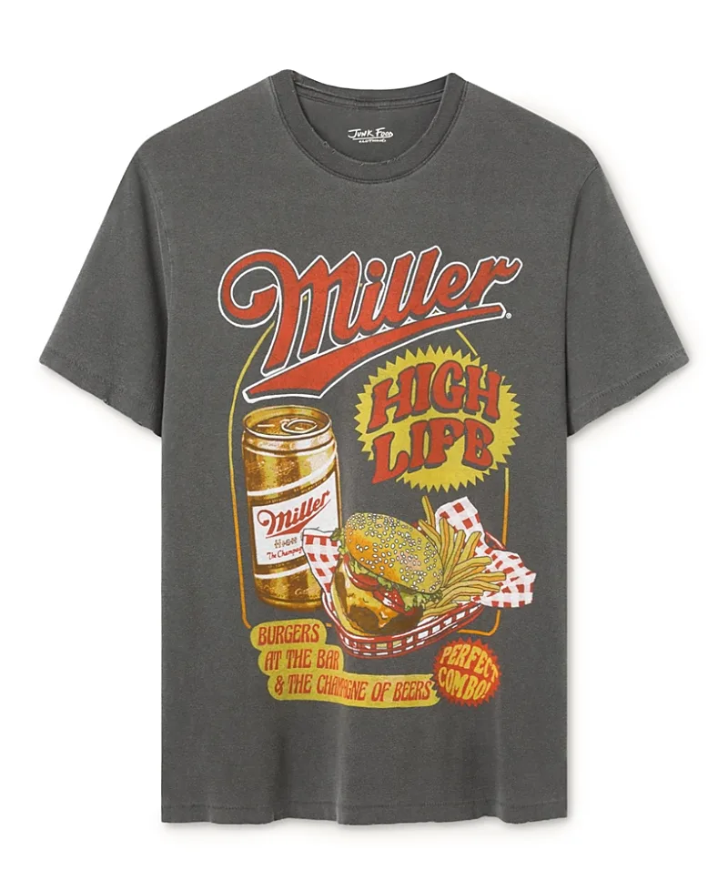 Miller High Life Burgers and Beer Vintage Tee by Junk Food