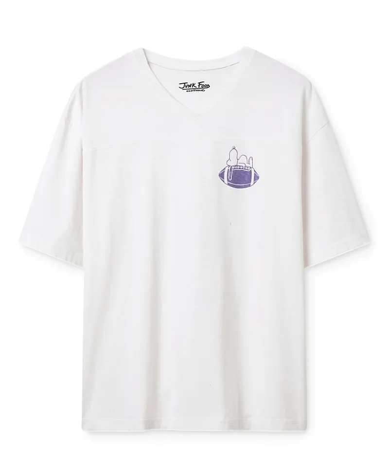 Snoopy Go Team Go Hockey Tee by Junk Food