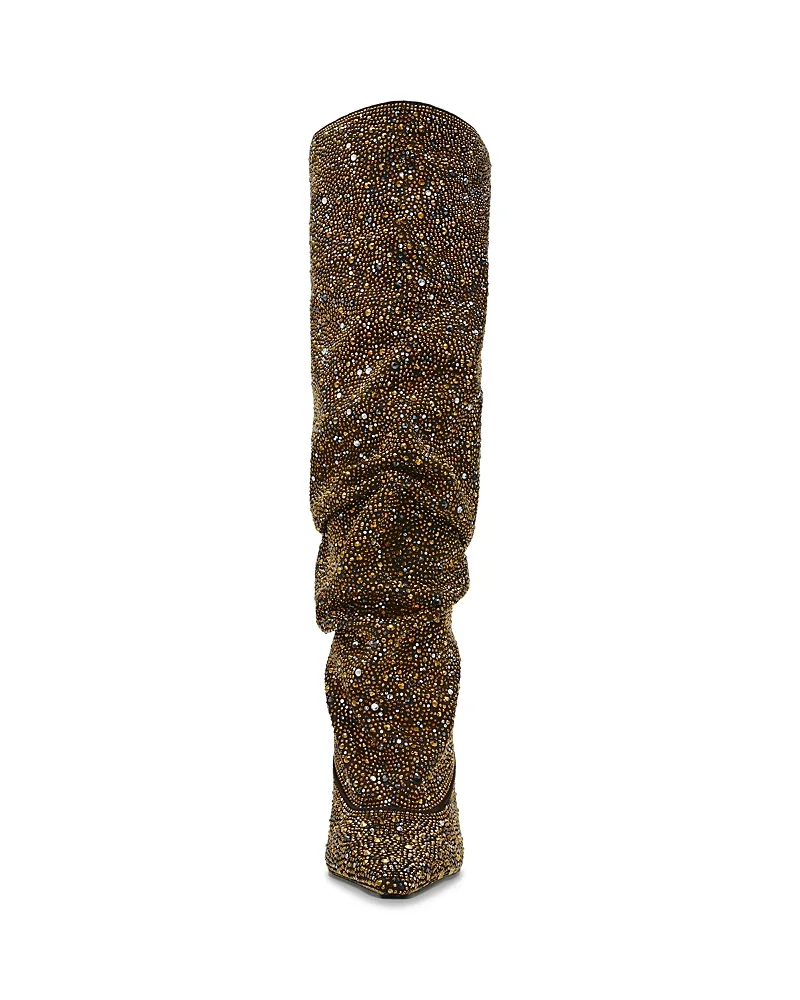 Elona Embellished Slouchy Knee High Boots by Steve Madden