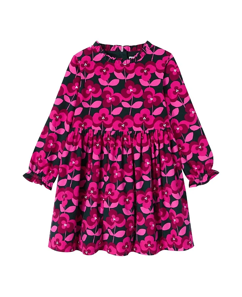 Floral Velvet Dress by Jacadi Paris