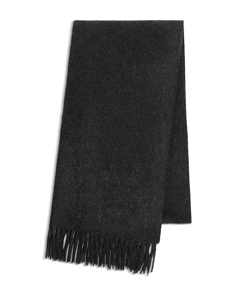 Wool & Cashmere Fringe Trimmed Scarf by Sandro