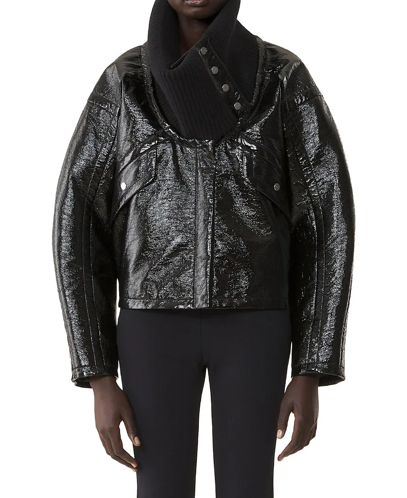 Short Vinyl Coat by Lanvin