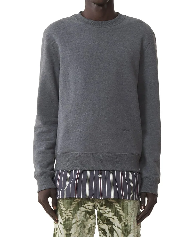 Layered Cotton and Cashmere Sweatshirt by Lanvin