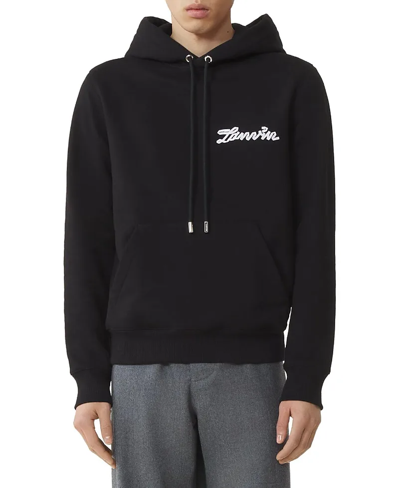 Ribbon Cotton Hoodie by Lanvin