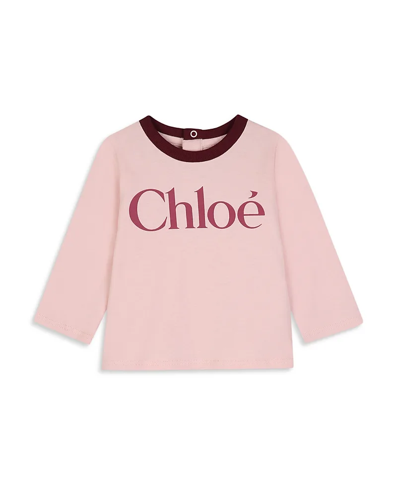 Cotton Crewneck Long Sleeve Tee by Chloé