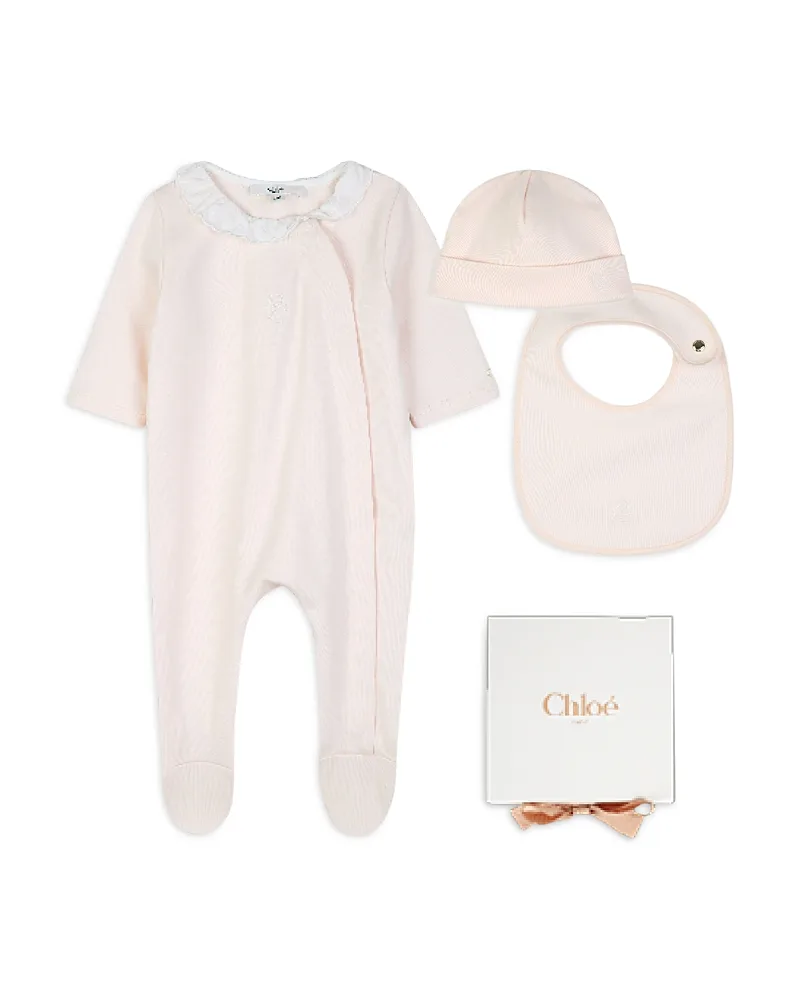 Pajama, Hat & Bib Set by Chloé