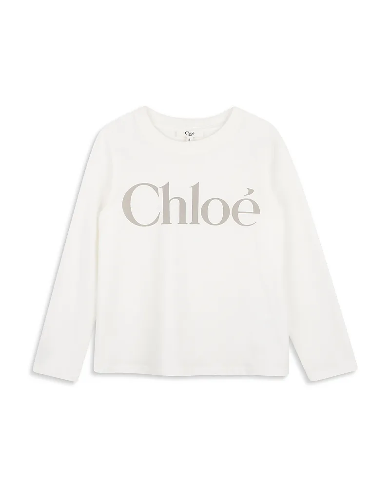 Cotton Long Sleeve Tee by Chloé