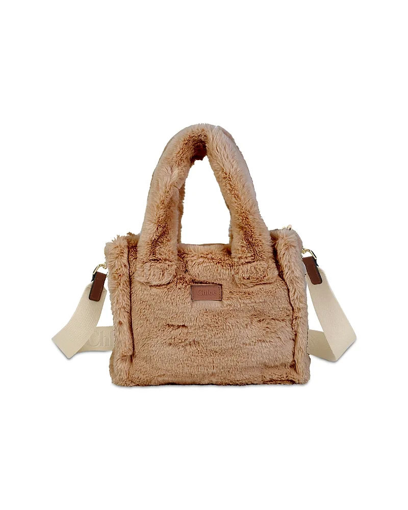 Faux Fur Basket Tote by Chloé