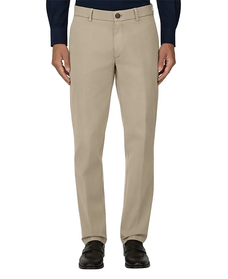 Stretch Cotton Trousers by Boggi Milano