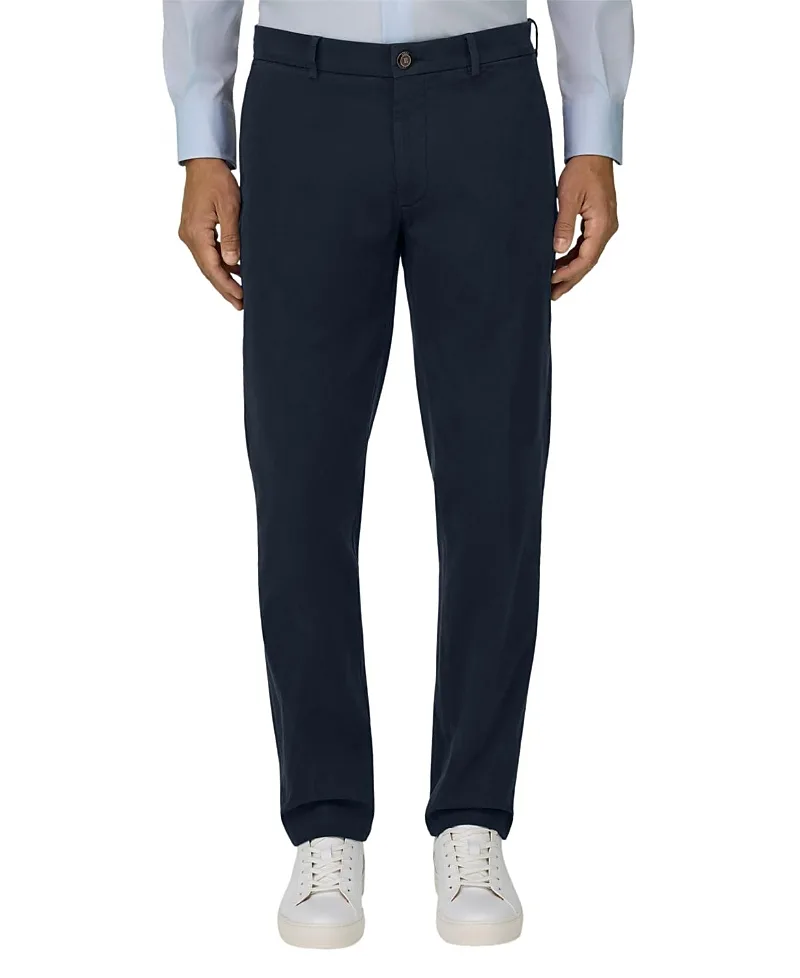 Stretch Cotton Trousers by Boggi Milano