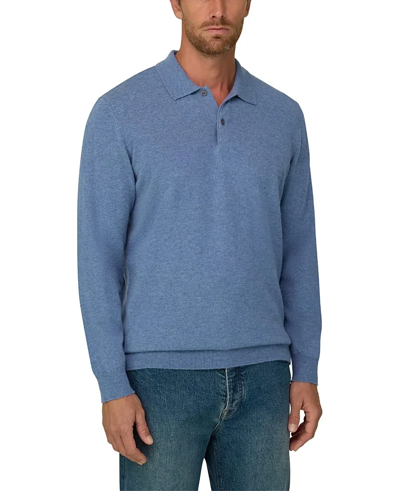 Knitted Cashmere Wool Polo Shirt by Boggi Milano