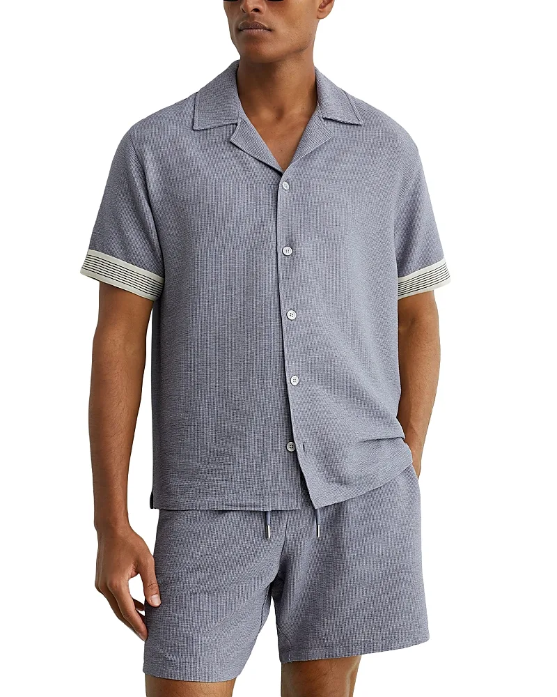 Dornie Stripe Tape Shirt by Reiss