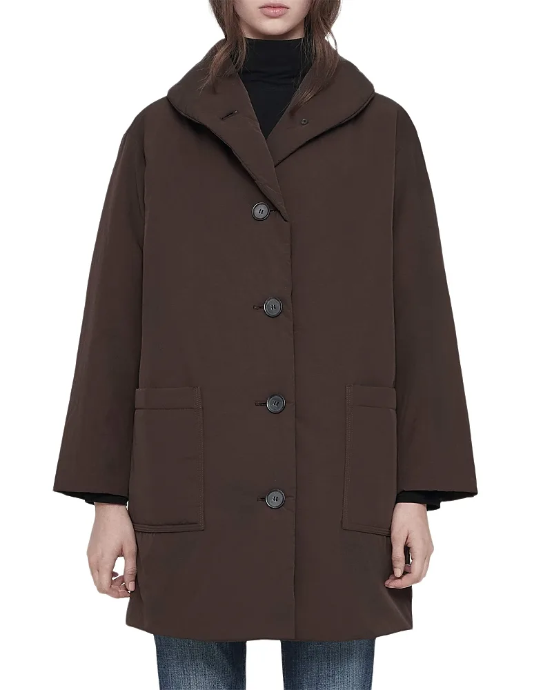 Darcie Button Front Puffer Coat by AllSaints