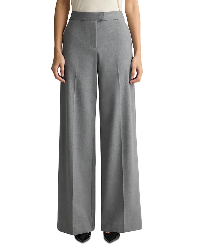 Wide Leg Trousers by St. John