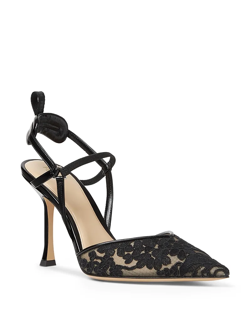 Colibri Lace High Heel Slingbacks by FENDI