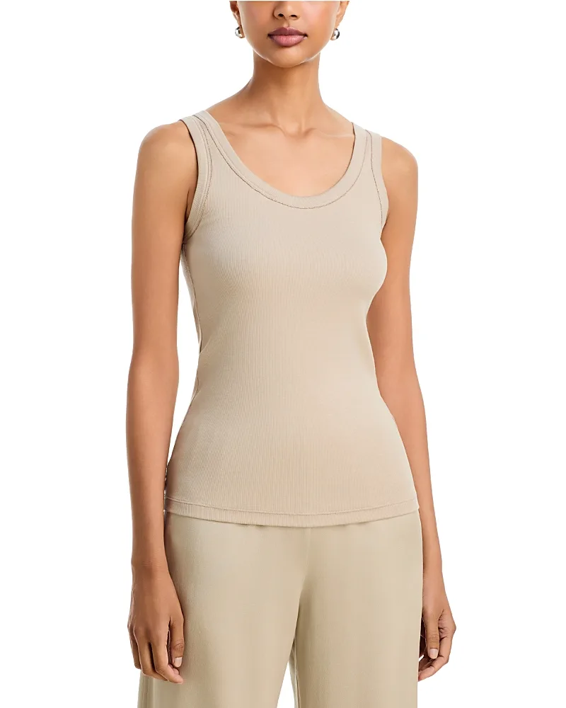 Vogatore Scoop Neck Tank Top by Fabiana Filippi