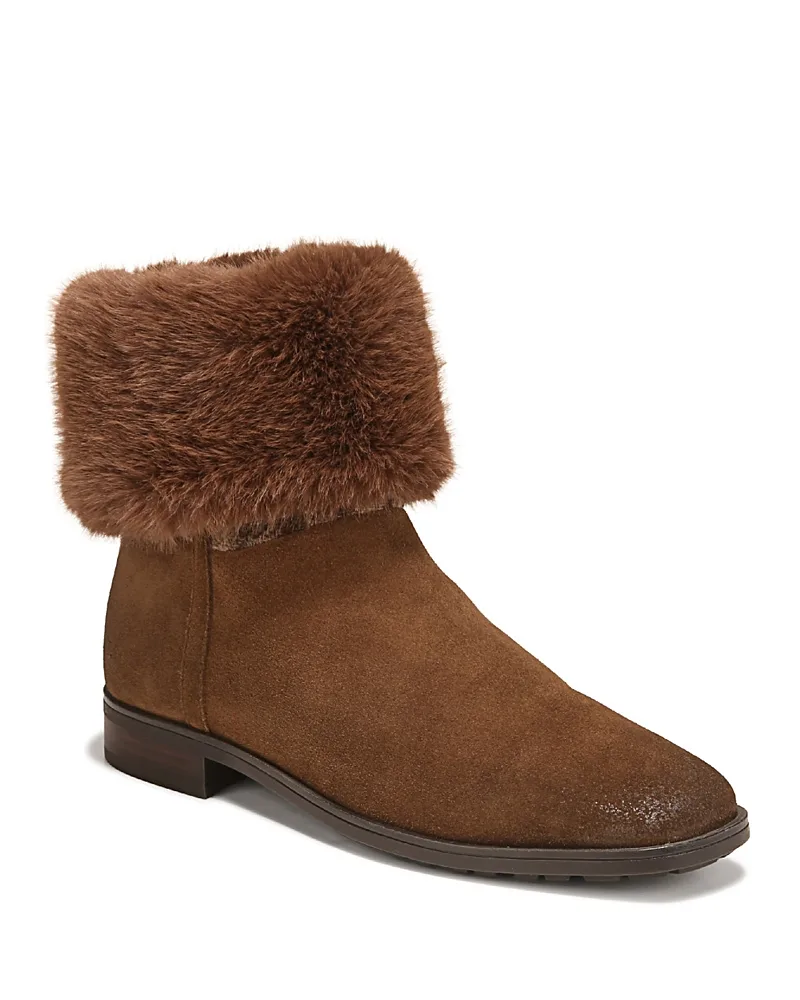Katria Faux Fur & Leather Ankle Boots by Sam Edelman
