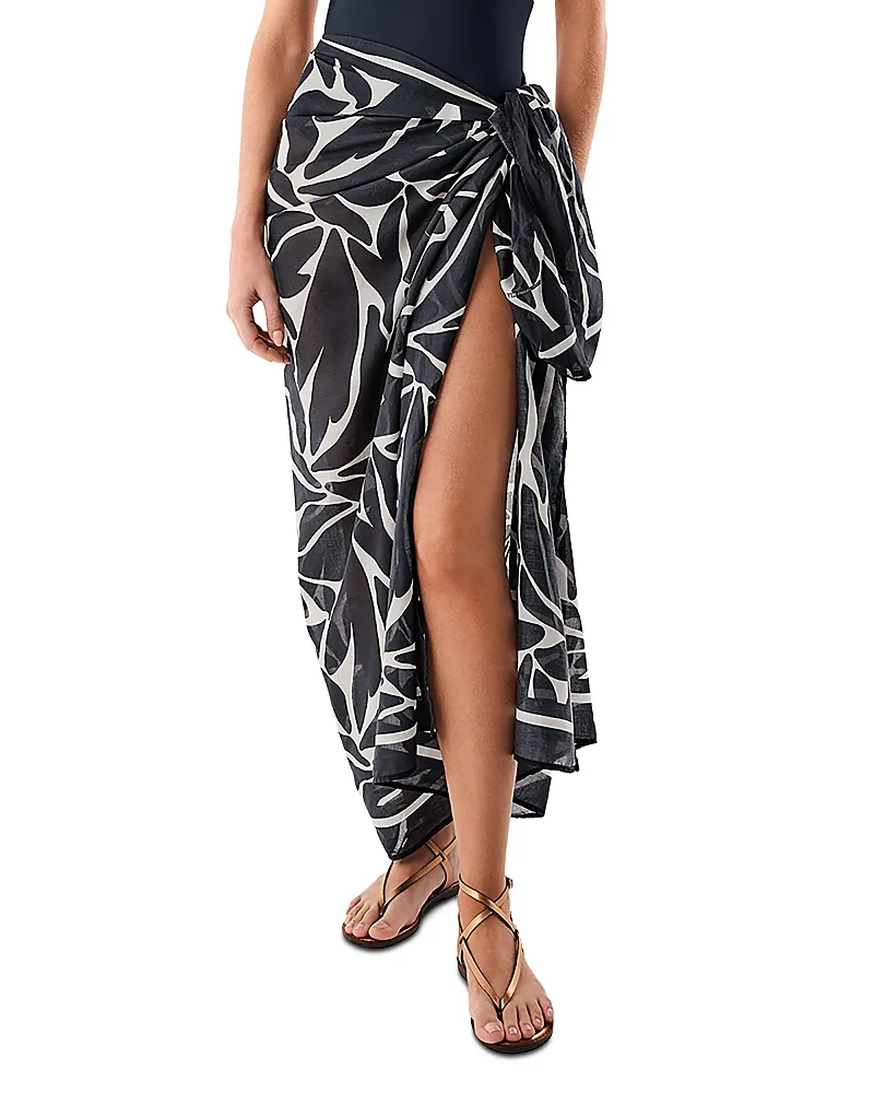 ViX Paula Hermanny Printed Sarong Swim Cover-Up by Vix