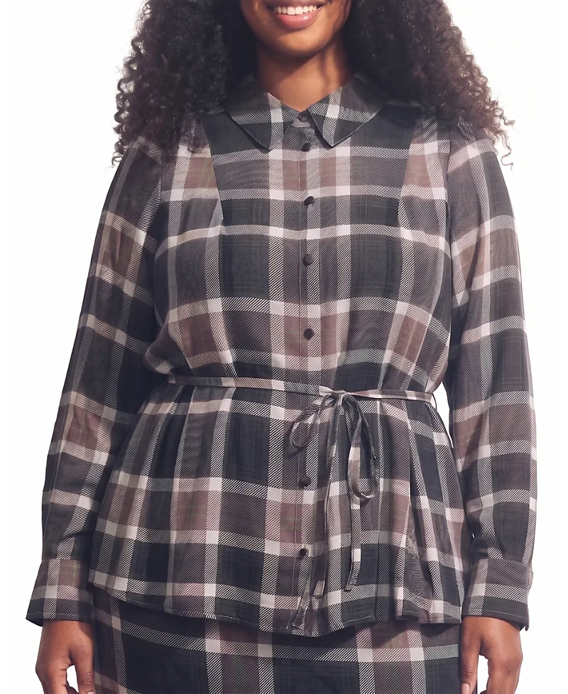 Hermione Flowy Hem Chiffon Blouse by Universal Standard