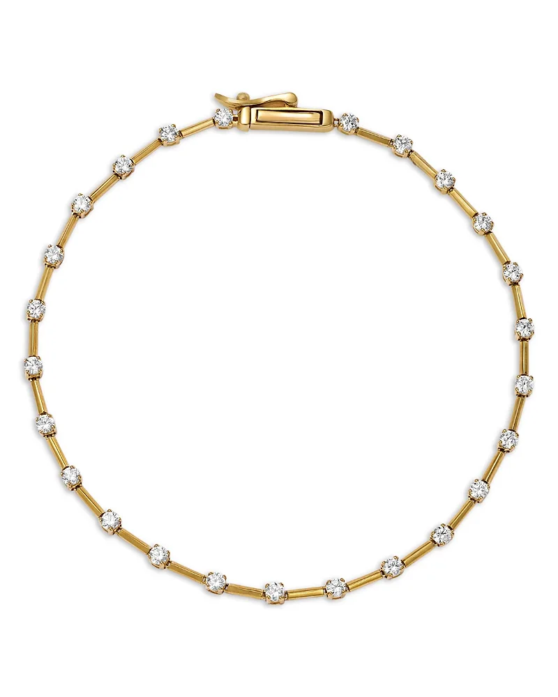 Diamond Station Bracelet in 14K Yellow Gold, 1.0 Tcw by Bloomingdales Fine Collection