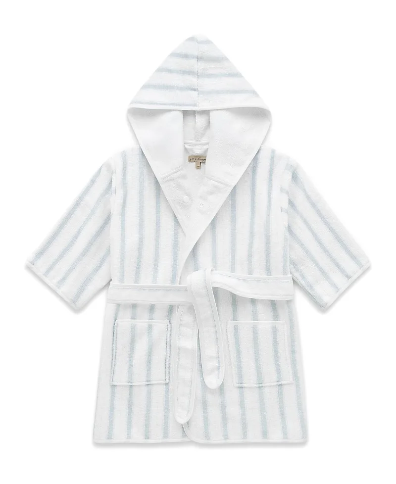 Seaside Stripes Bathrobe by Gooselings