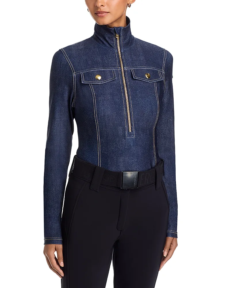Yunnai Mock Neck Long Sleeve Pullover by Goldbergh