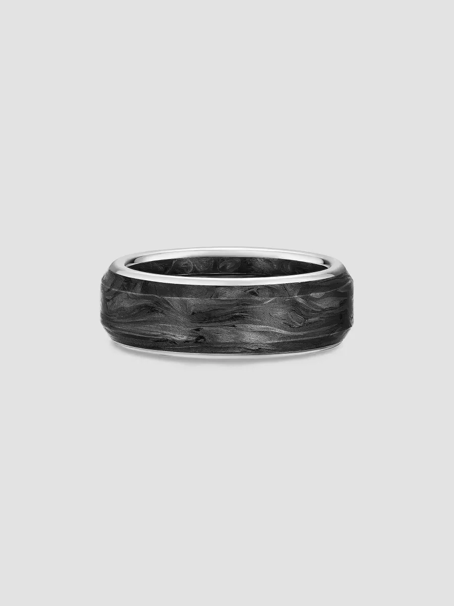 Streamline Band Ring in 18K White Gold by David Yurman