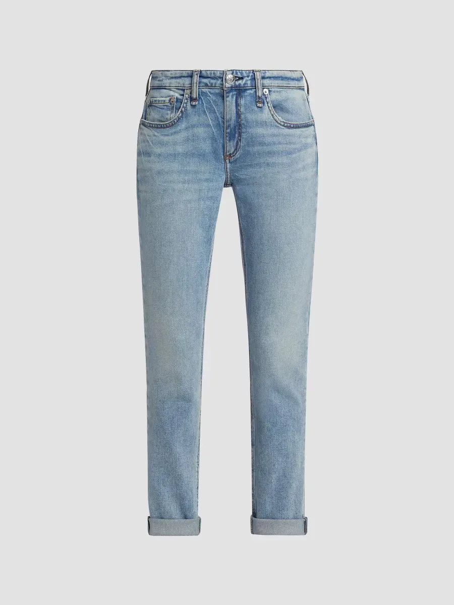 Dre Low-Rise Slim Boyfriend Jeans by rag & bone