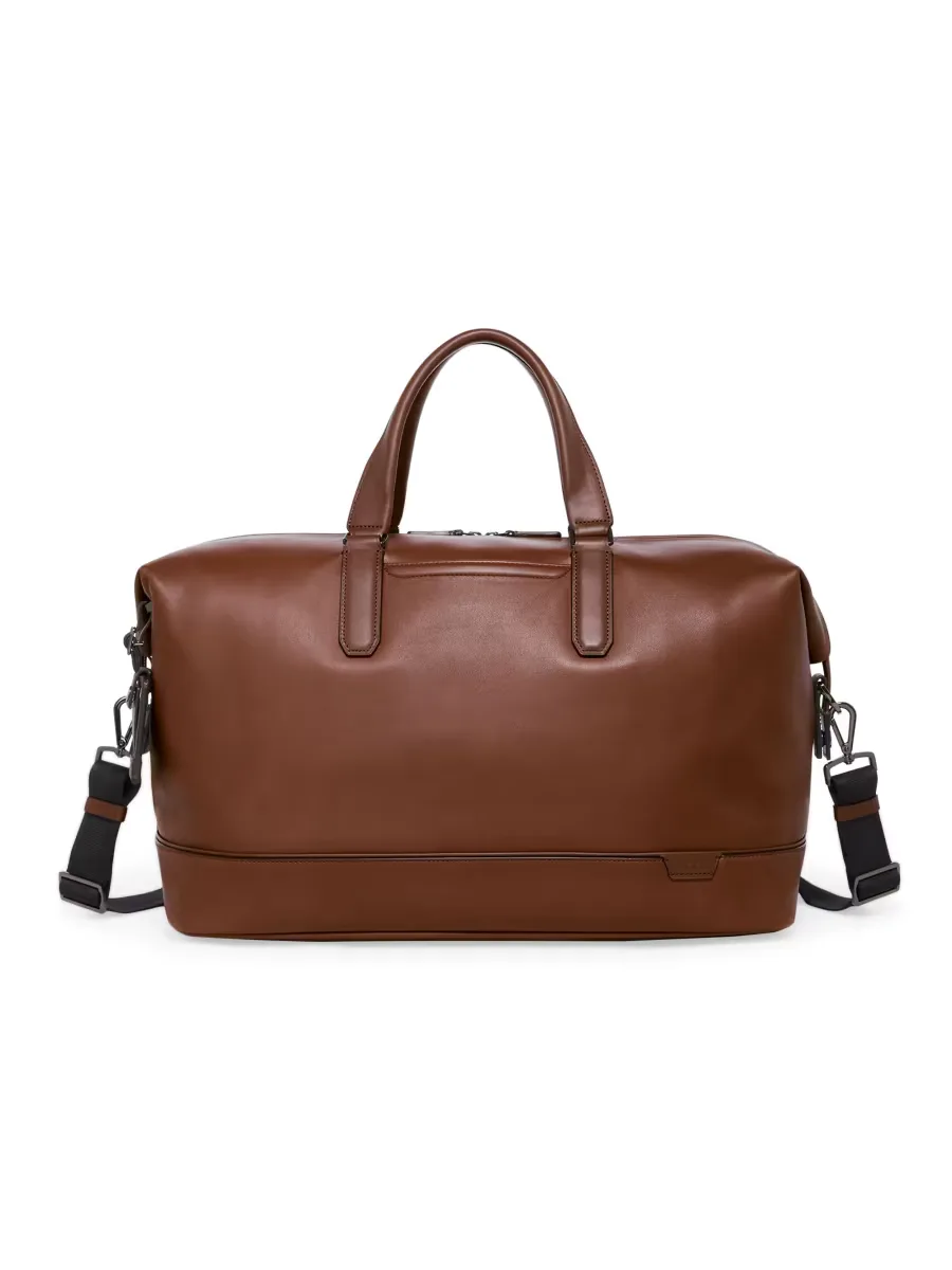 Harrison Nelson Leather Duffel Bag by Tumi