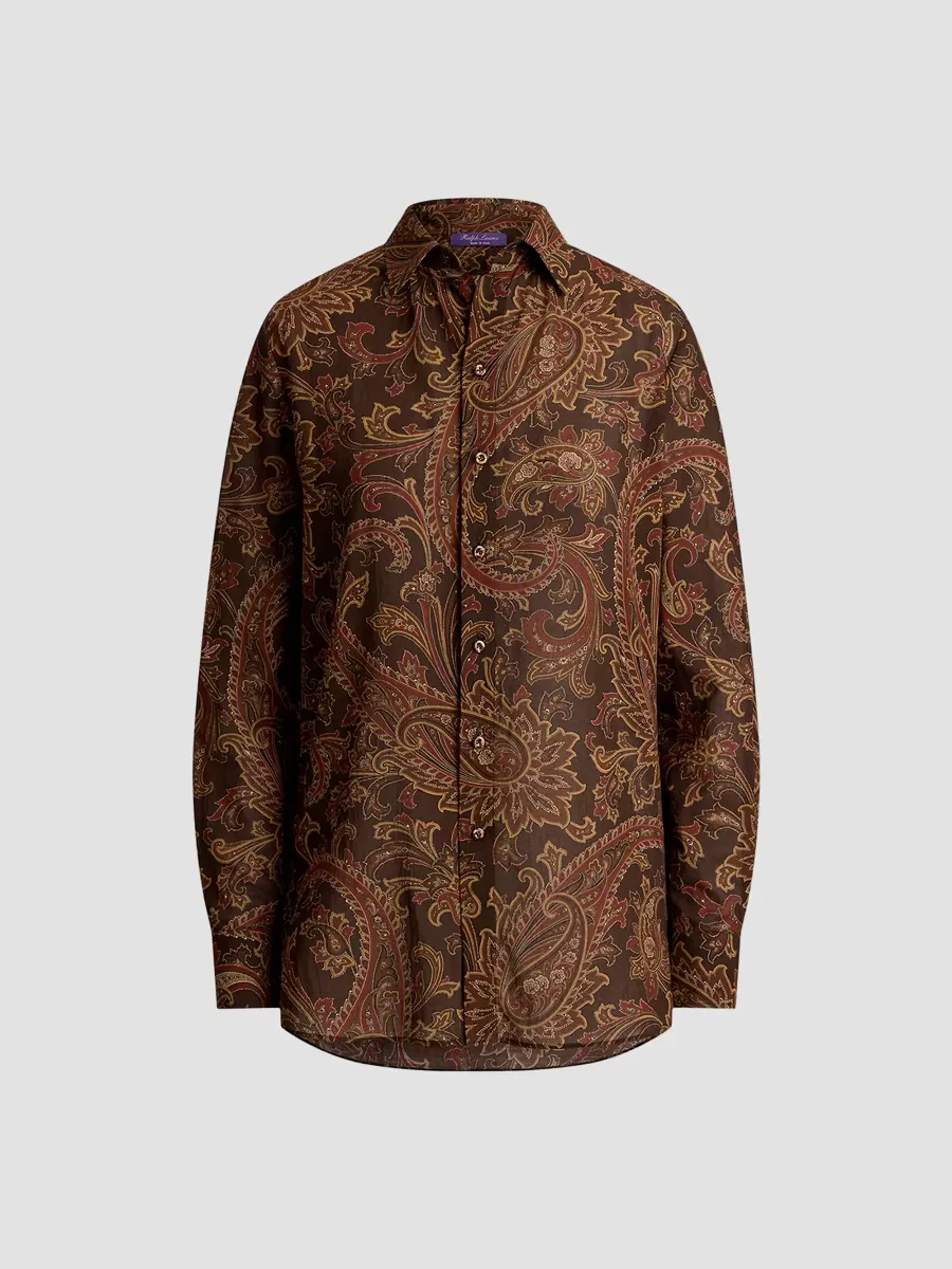 Trayna Paisley Cotton Shirt by Ralph Lauren