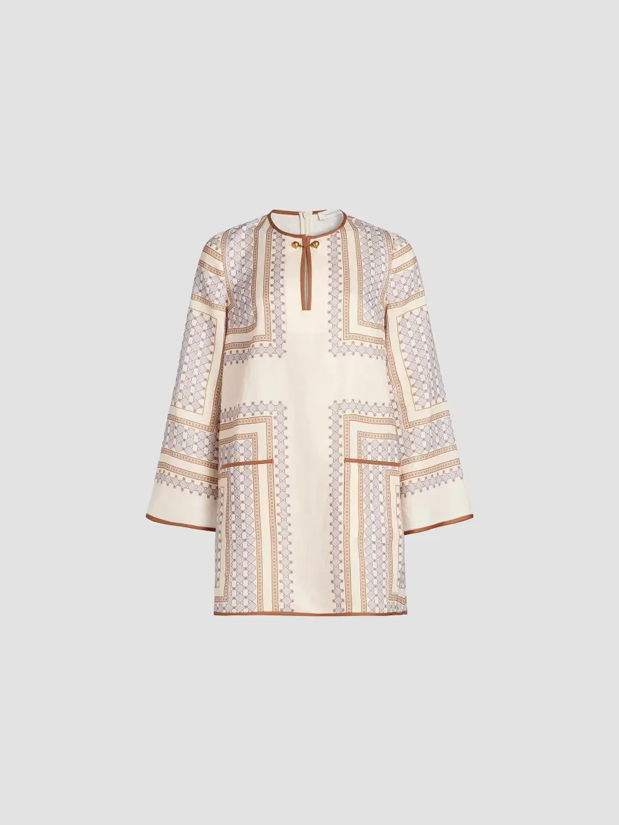Tunic Linen Minidress by Zimmermann
