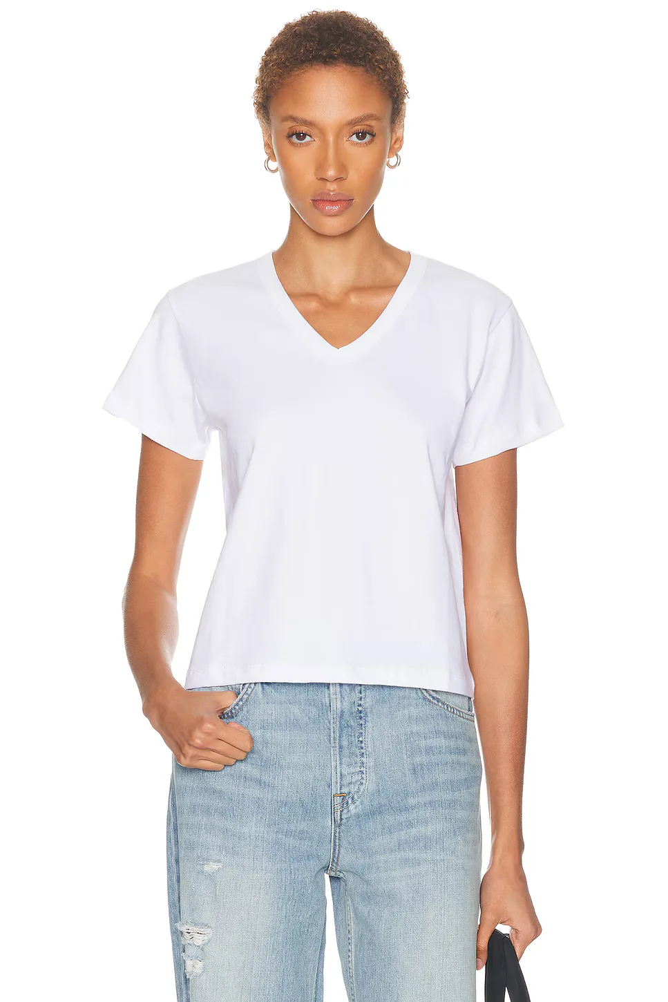 Margo V Neck Tee by Leset