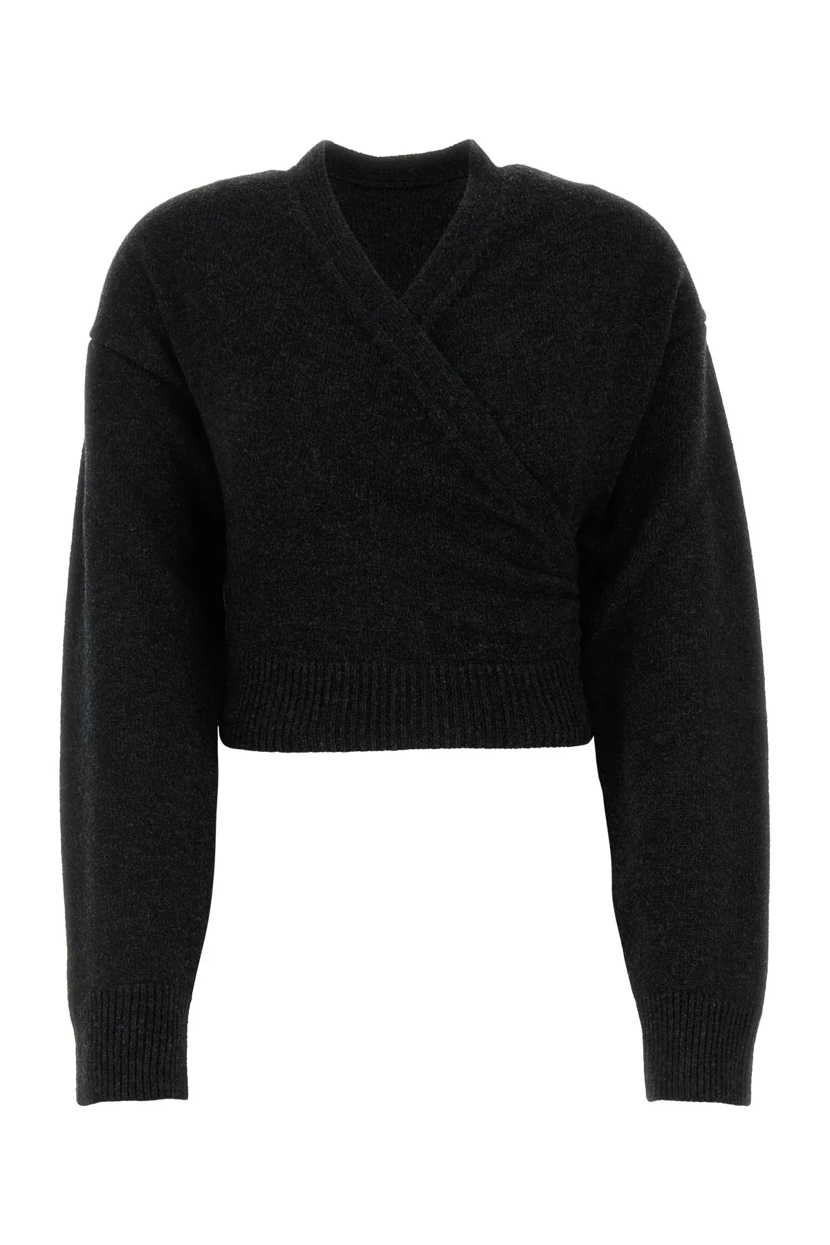 Virgin Wool Wrap Sweater by Balenciaga
