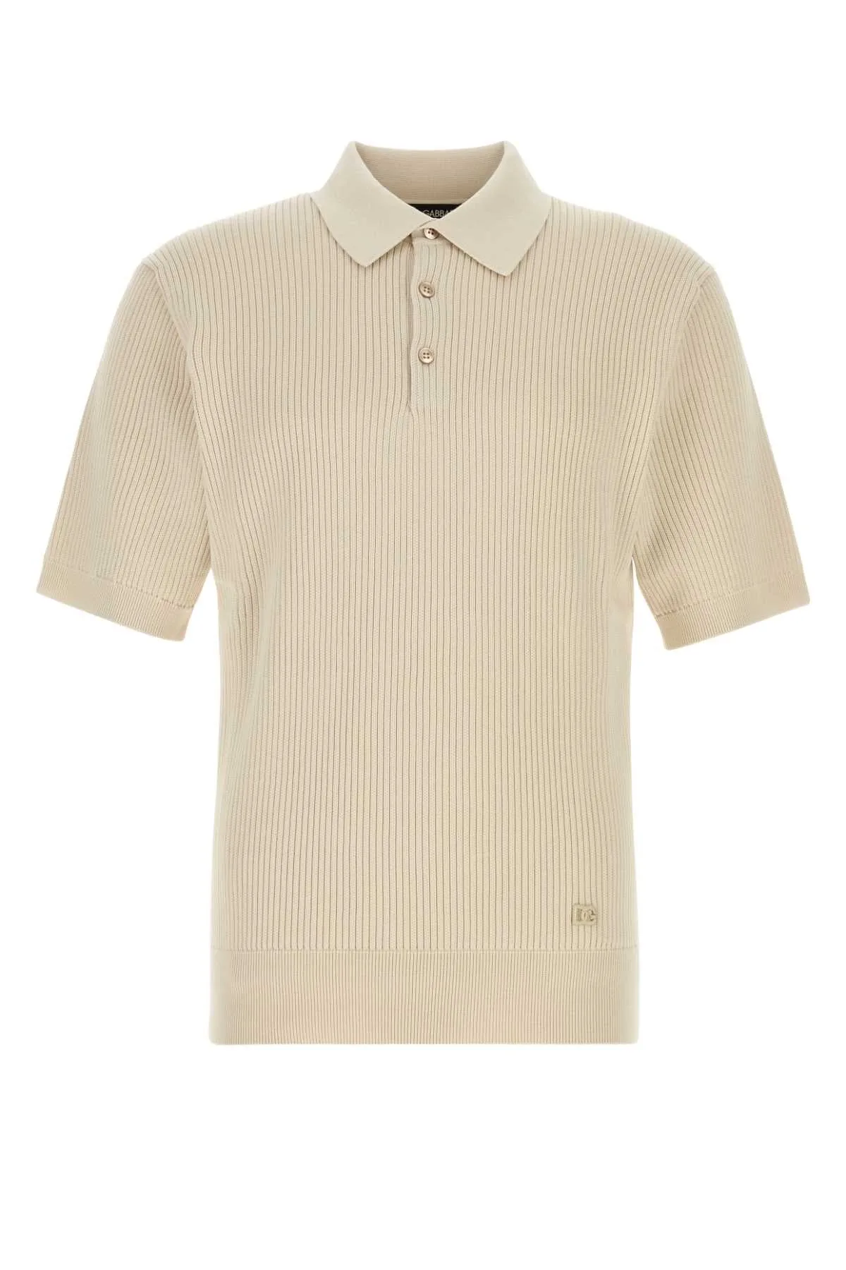Ribbed Cotton Polo by Dolce & Gabbana