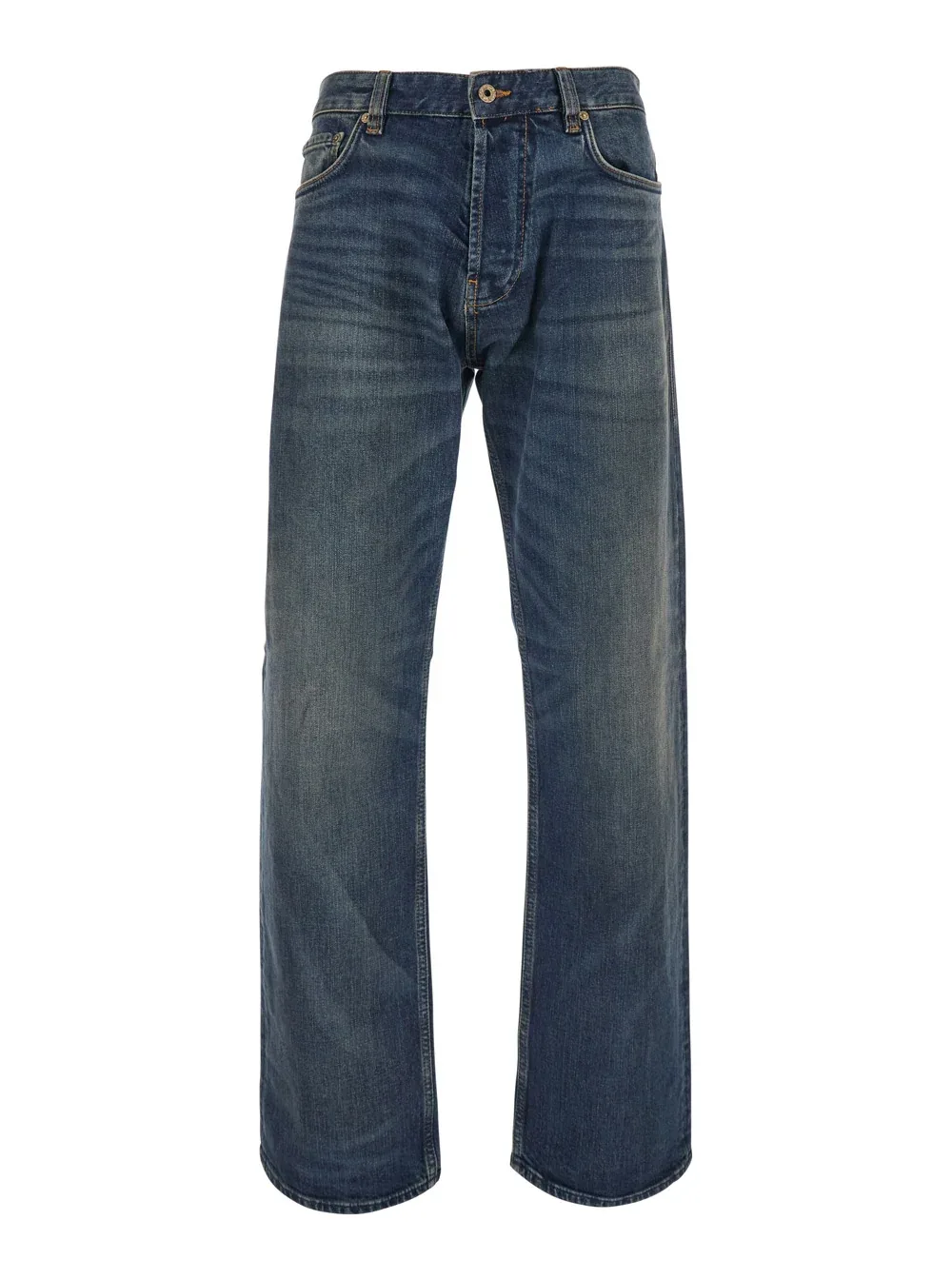 Loose Fit High-Waist Jeans by Emporio Armani