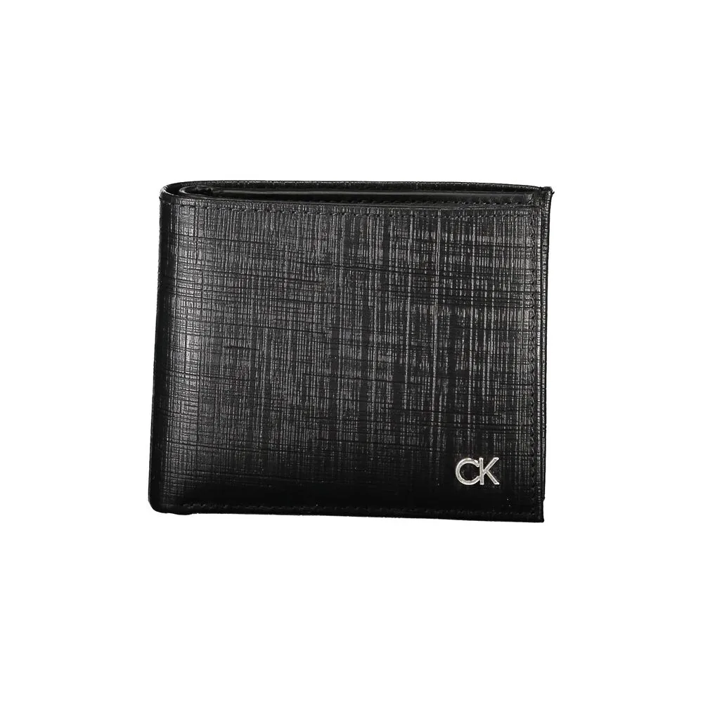Textured Leather Wallet by Calvin Klein