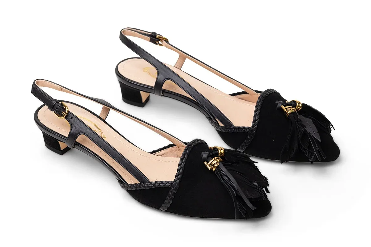 Leaf-Charm Heels by TOD'S