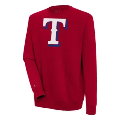 MLB Texas Rangers Victory Pullover Sweatshirt by Antigua