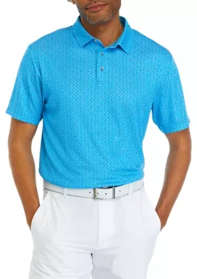 Jacquard Printed Polo Shirt by Pro Tour