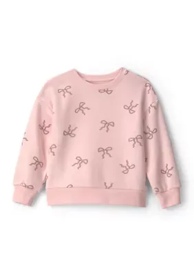 Bow Print Pullover by Carter's