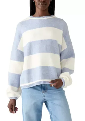 Striped Crewneck Sweater by Olive  Oak