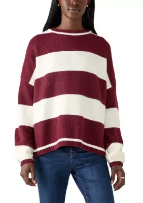 Striped Crewneck Sweater by Olive  Oak