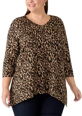 Long Sleeve Hacci Sharkbite Shirt by Kim Rogers