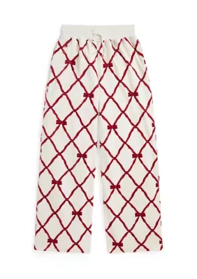 Velour Wide-Leg Sweatpants by Ralph Lauren
