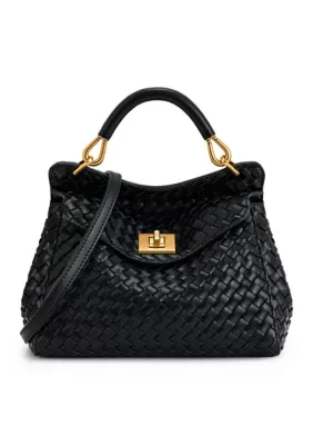 Lucia Classic Top Handle Woven Bag by Jw Pei
