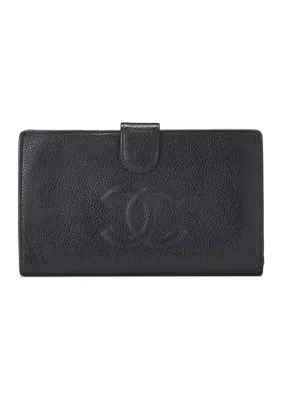 Chanel Caviar Timeless CC French Wallet